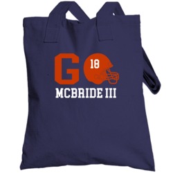 Go Player Tre Mcbride Iii Chicago Football Team Fan Totebag