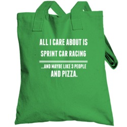 All I Care About Is Sprint Car Racing Sports Totebag