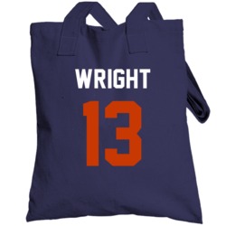 Jersey Back Kendall Wright Chicago Football Team Fan For Navy Totebag