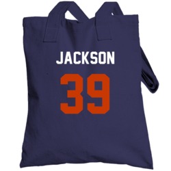 Jersey Back Eddie Jackson Chicago Football Team Fan For Navy Totebag