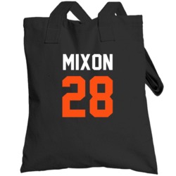 Jersey Back Joe Mixon Cincinnati Football Team Fan For Black Totebag
