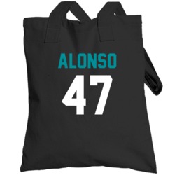 Jersey Back Kiko Alonso Miami Football Team Fan For Orange Totebag