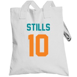 Jersey Back Kenny Stills Miami Football Team Fan For White Totebag