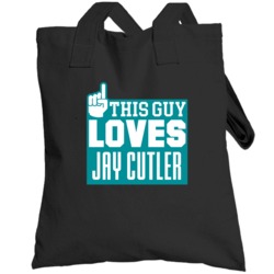 This Guy Loves Jay Cutler Miami Football Team Fan Totebag