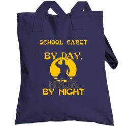 By Day Ninja By Night Funny Totebag