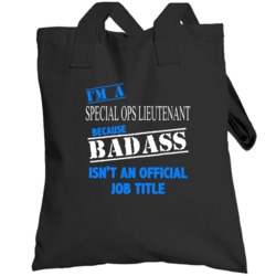 I'm Occupation Because Badass Isn't Job Title Customizable Totebag