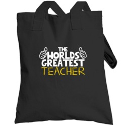 The Worlds Greatest Teacher Job Customizable Totebag