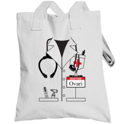 Doctor Custom Name Halloween Costume Totebag