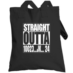 Straight Outta Parody Customizable Totebag