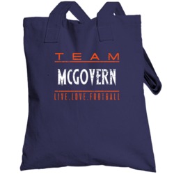 Live Love Football Connor Mcgovern Denver Football Team Fan Totebag
