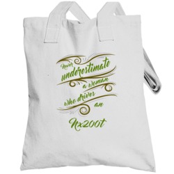 Never Underestimate Woman Who Drives Totebag