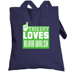 Blair Walsh This Guy Loves Seattle Football Sports Athlete Totebag