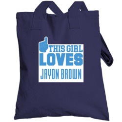 Jayon Brown This Girl Loves Tennessee Football Sports Athlete Totebag