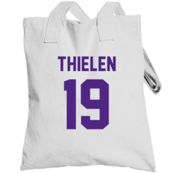 Adam Thielen # 19 Jersey Back Minnesota Football Team Fan For White To