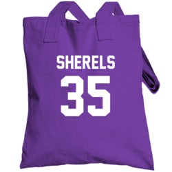 Marcus Sherels # 35 Jersey Back Minnesota Football Team Fan For Purple