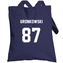 Rob Gronkowski # 87 Jersey Back New England Football Team Fan For Navy