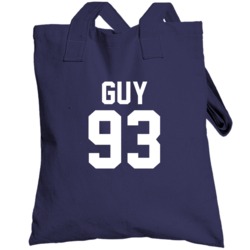 Lawrence Guy # 93 Jersey Back New England Football Team Fan For Navy T