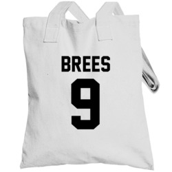 Drew Brees # 9 Jersey Back New Orleans Football Team Fan For White Tot