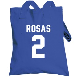 Aldrick Rosas # 2 Jersey Back New York G Football Team Fan For Blue To