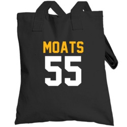 Arthur Moats # 55 Jersey Back Pittsburgh Football Team Fan For Black T