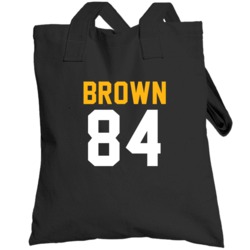 Antonio Brown # 84 Jersey Back Pittsburgh Football Team Fan For Black 