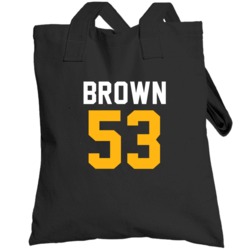 Zach Brown # 53 Jersey Back Washington Football Team Fan For Burgundy 