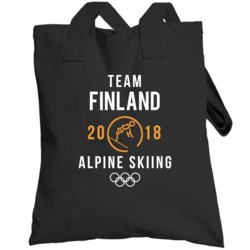 Team Finland 2018 Alpine Skiing Pyeongchang Winter Olympics Totebag