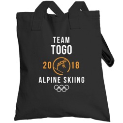 Team Togo 2018 Alpine Skiing Pyeongchang Winter Olympics Totebag