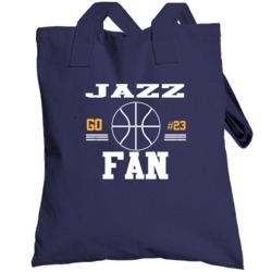 Royce O'neale #23 Utah Basketball Go Team Fan Sports Totebag