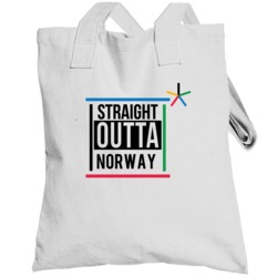 Straight Outta Norway Pyeongchang 2018 Winter Olympics Totebag