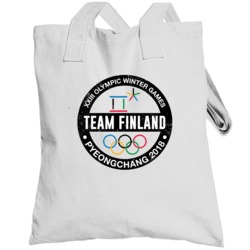 Team Finland Pyeongchang 2018 Winter Olympic Games Country Fan Totebag