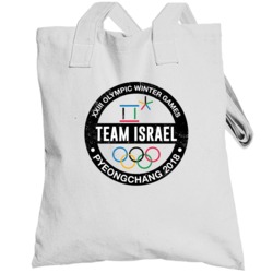 Team Israel Pyeongchang 2018 Winter Olympic Games Country Fan Totebag