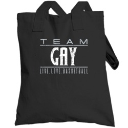 Rudy Gay Live Love San Antonio Basketball Team Fan Sports Totebag