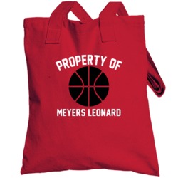 Meyers Leonard Property Of Portland Basketball Sports Athlete Totebag