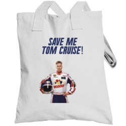 Talladega Nights Ricky Bobby Save Me Tom Cruise! Quote Totebag