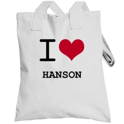 I Love Heart Hanson Totebag