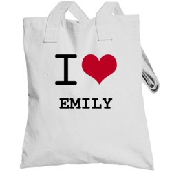 I Love Heart Emily Totebag