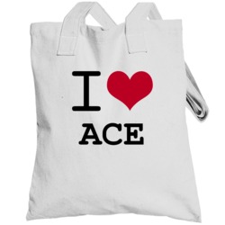 I Love Heart Ace Totebag