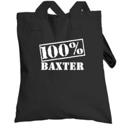 Baxter 100 Percent Name Totebag
