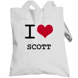 I Love Heart Scott Totebag