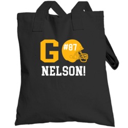 Go Player Jordy Nelson Green Bay Football Team Fan Totebag