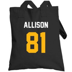 Jersey Back Geronimo Allison Green Bay Football Team Fan For Green Tot