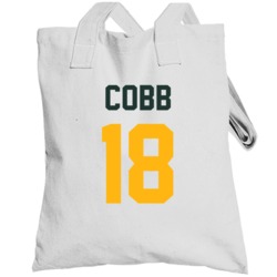 Jersey Back Randall Cobb Green Bay Football Team Fan For White Totebag