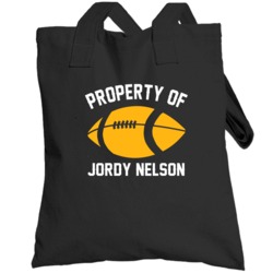 Property Of Jordy Nelson Green Bay Football Team Fan Totebag