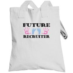 Recruiter Future Occupation Baby Totebag