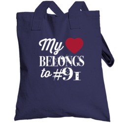 My Heart Belongs To Carlos Watkins Houston Football Team Fan Totebag