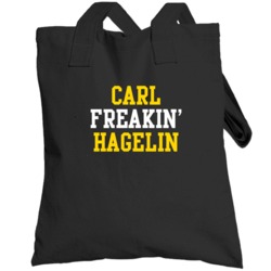 Carl Freakin Hagelin Pittsburgh Hockey Player Sports Fan Totebag
