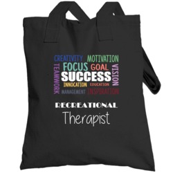 Recreational Therapist Inspirational Words Success Occupation Totebag