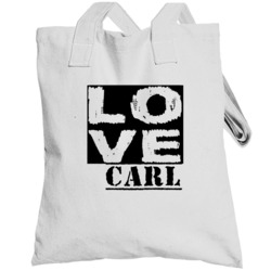 Love Carl First Name Totebag