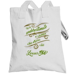 Never Underestimate Woman Who Drives Totebag